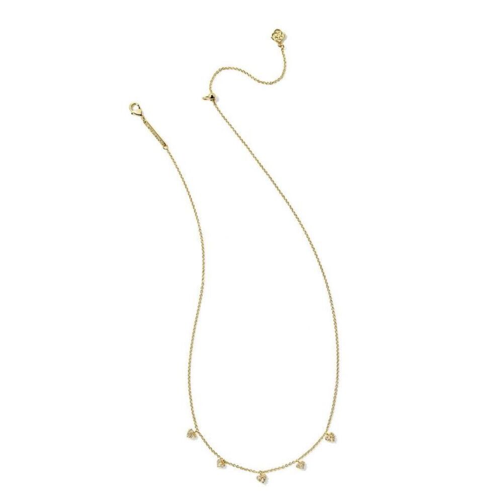 Kendra Scott Anna Pave Strand Necklace - Gold